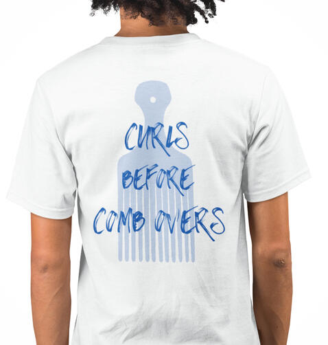 Curls before combovers